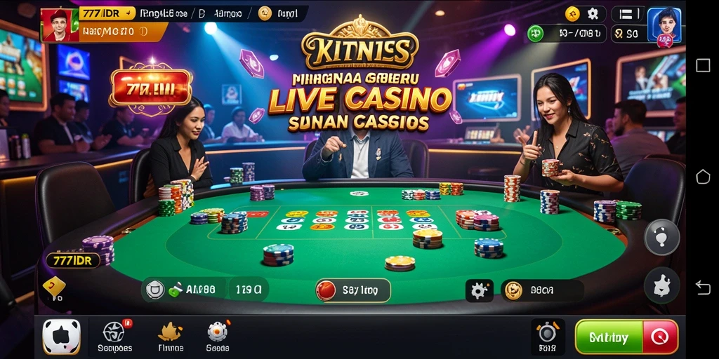 Screenshot gameplay seru dari aplikasi Live Casino 777IDR.