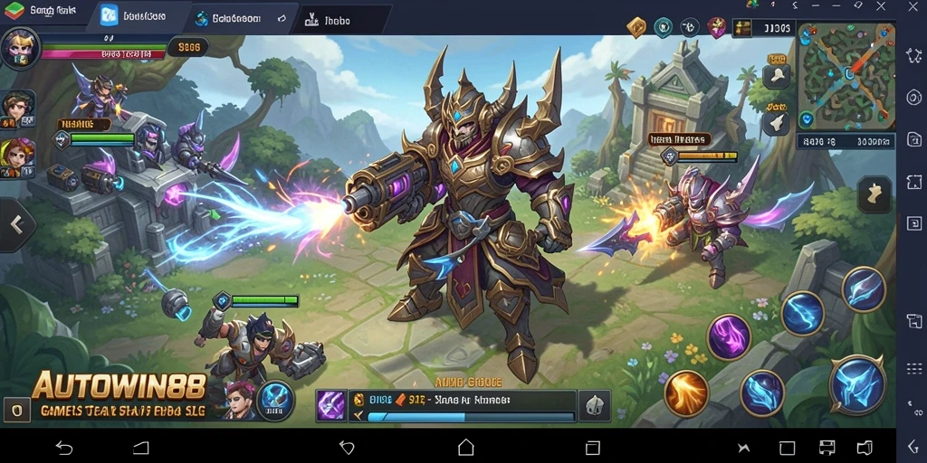 Screenshot AUTOWIN88 menampilkan pertempuran strategi yang mendebarkan.