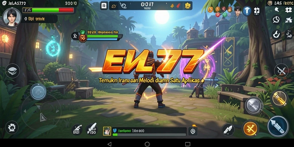 Tampilan screenshot utama JELAS777 menampilkan eksplorasi musik yang seru.