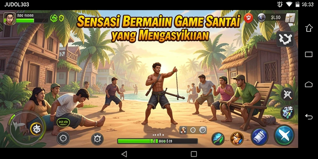 Tangkapan layar utama JUDOL303 menunjukkan gameplay santai yang mengasyikkan.