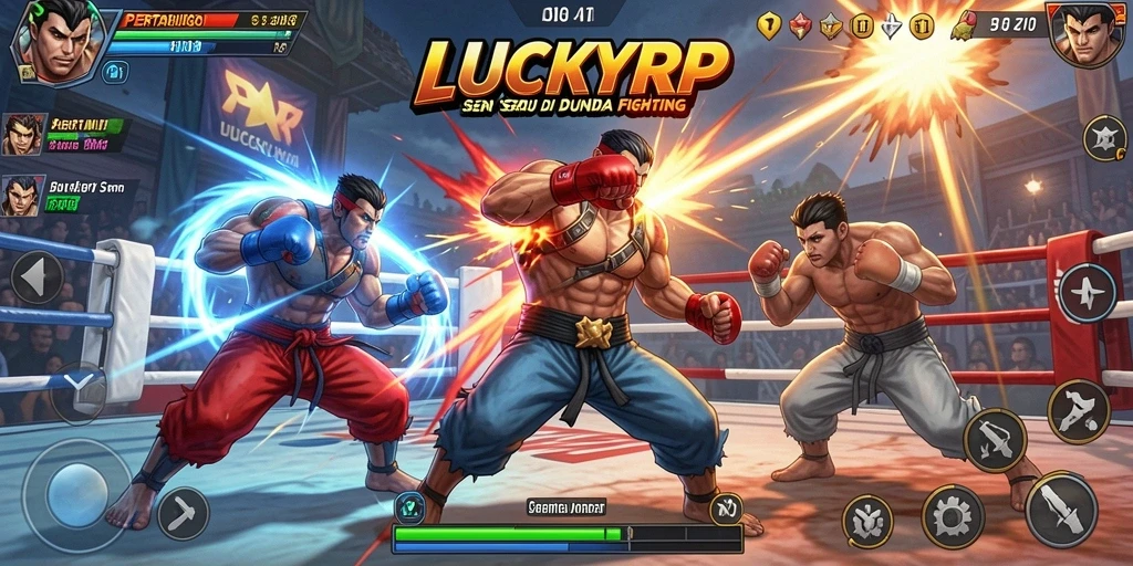 Tampilan gameplay LUCKYRP yang mendebarkan dan penuh aksi.