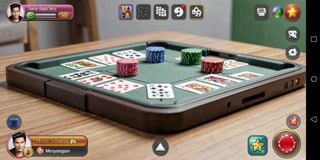 Tampilan gameplay N06 yang menawan dalam permainan Gaple.