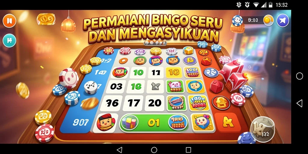 Tampilan gameplay Bingo yang mengasyikkan di N32.