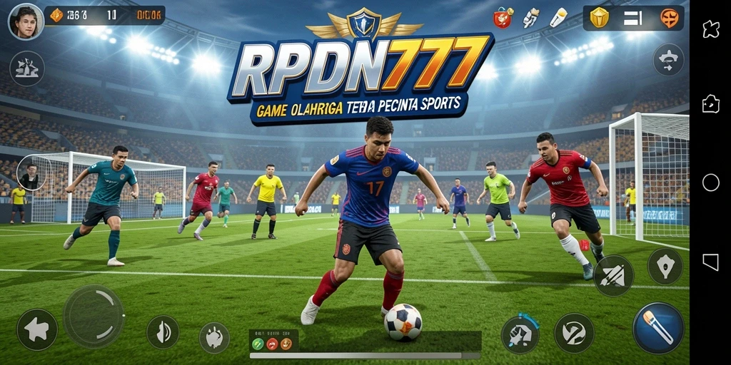 Tampilan gameplay RPIDN777 yang penuh aksi dan strategi olahraga.